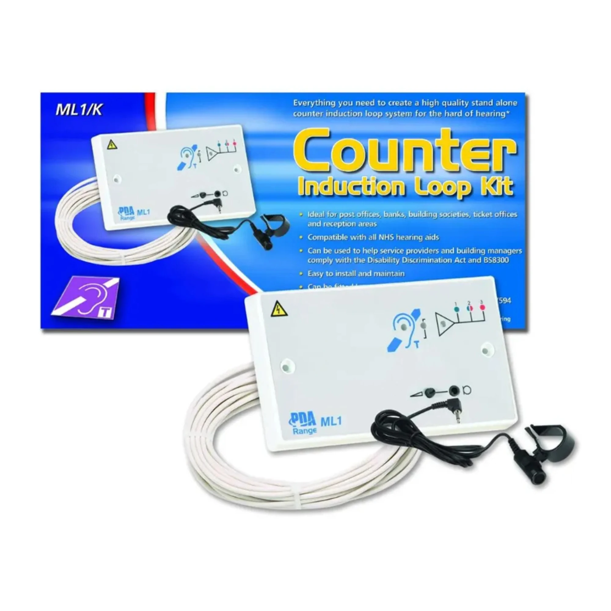 C-TEC ML1/K Counter Induction Loop Kit with AMT Mic