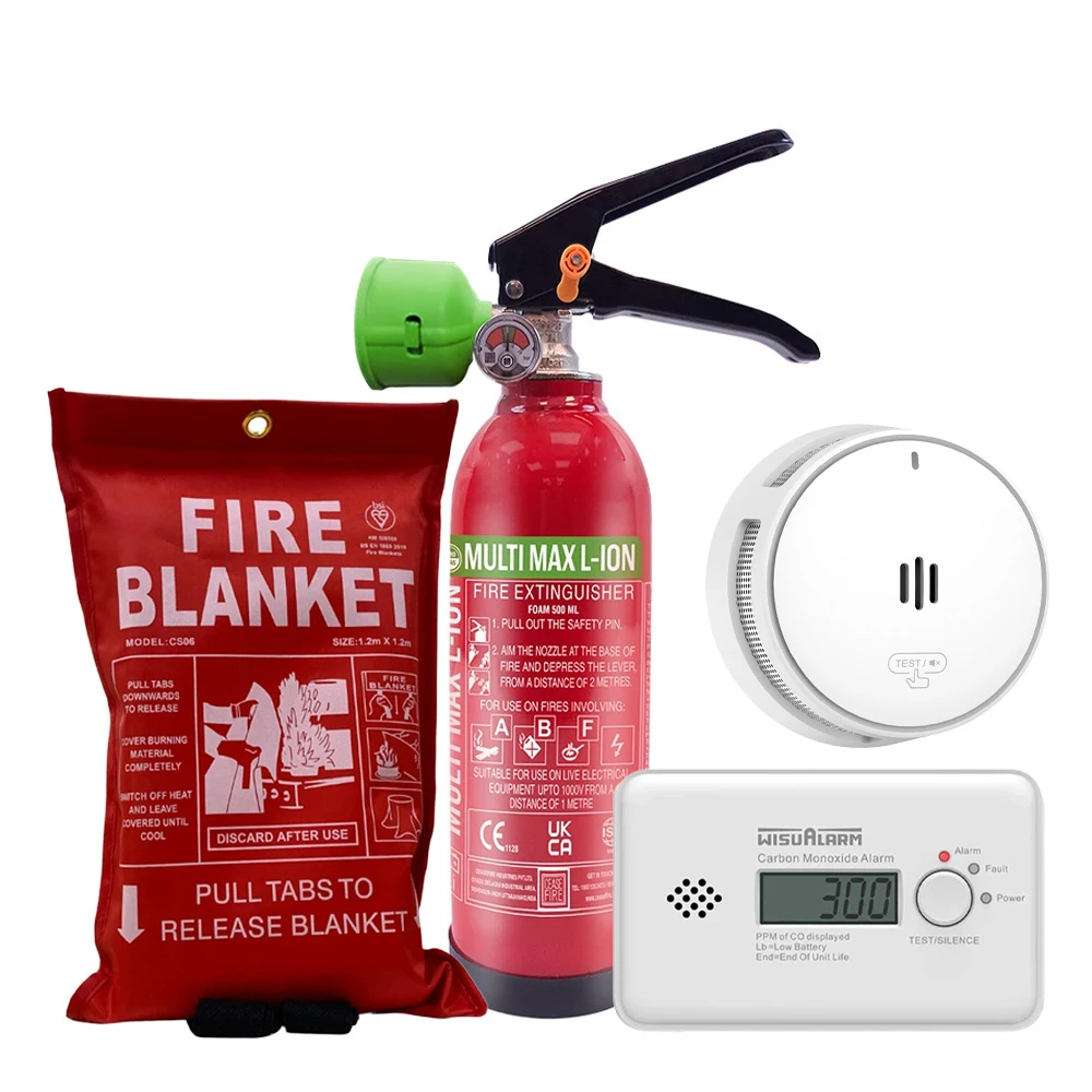 related product fire-safety-kit-for-homes-co-smoke-extinguisher-blanket