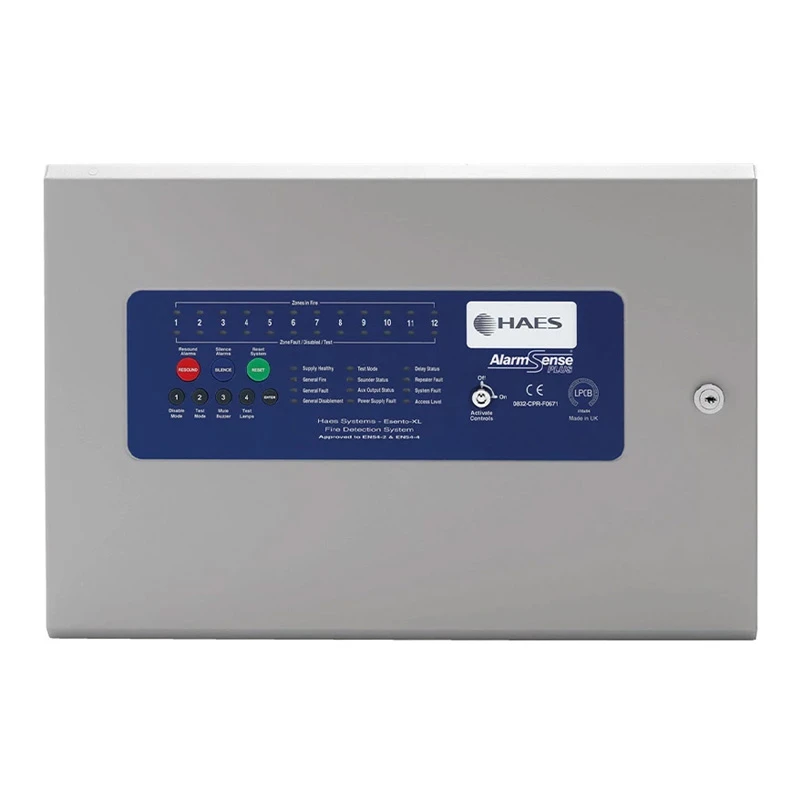 Haes AlarmSense Plus ASP | 4-12 Zone Panel, Fast UK Shipping