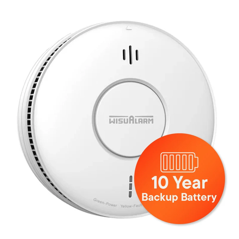 related product wisualarm-mains-powered-smoke-alarm-with-10-year-lithium-battery