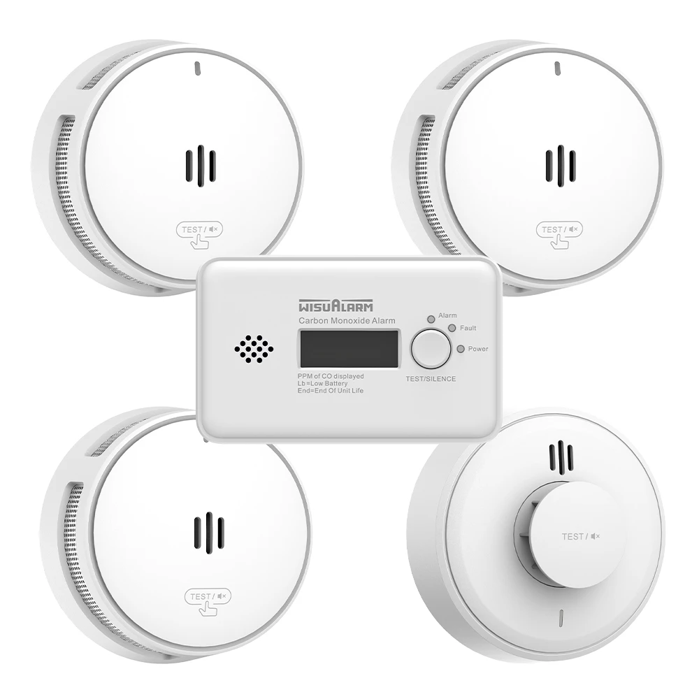 related product wisualarm-standalone-battery-3-smoke-1-heat-1-co
