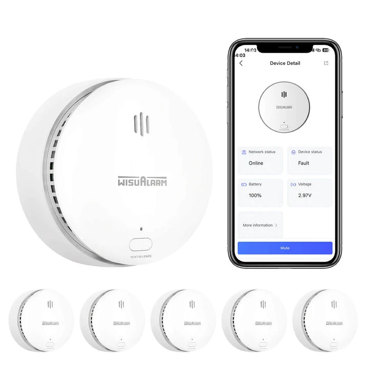 related product wisualarm-wifi-smoke-alarm-5-pack